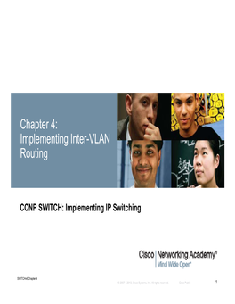 Chapter 4: Implementing Inter-VLAN Routing