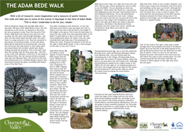 THE ADAM BEDE WALK Is Now the B5032