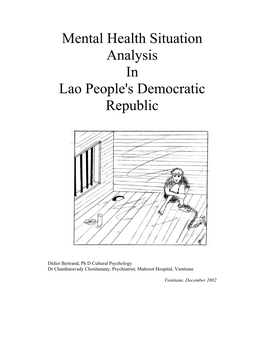 Mental Health Situation Analysis in Lao People's Democratic Republic