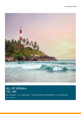 All of Kerala 7N / 8D