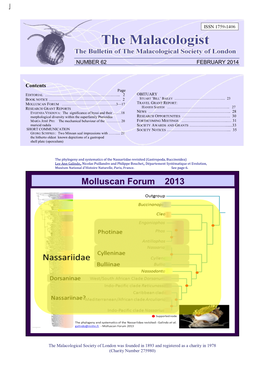 Molluscan Forum 2013