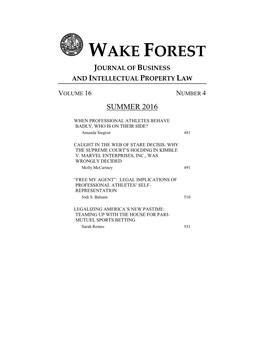 Journal of Business and Intellectual Property Law