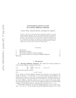 Arxiv:1809.06430V1 [Math.AP] 17 Sep 2018 with Prescribed Initial Condition