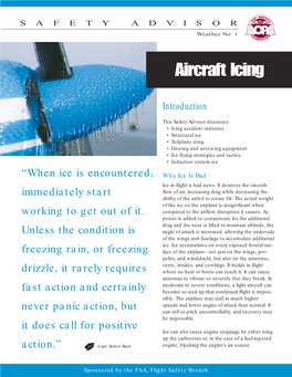 Aircraft Icing