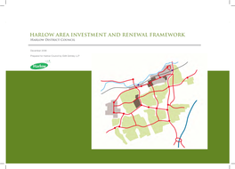 HARLOW AREA INVESTMENT and RENEWAL FRAMEWORK Harlow District Council