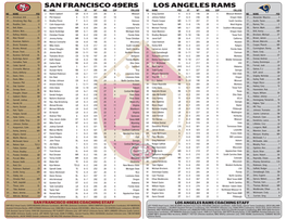 Los Angeles Rams San Francisco 49Ers