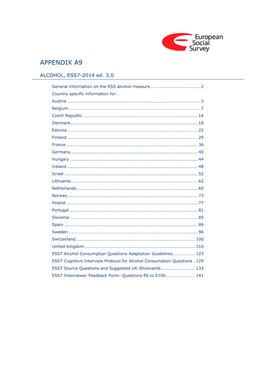 ESS7 Appendix A9 Alcohol Ed