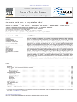 Alternative Stable States in Large Shallow Lakes?