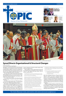 Synod Directs Organizational & Structural Changes