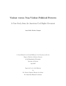 Violent Versus Non-Violent Political Protests