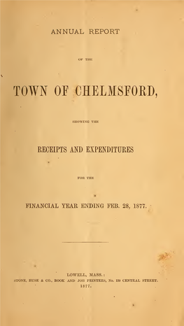 1877 Annual Town Report