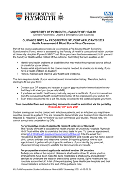 Occupational Health Provider at University Hospitals Plymouth NHS Trust