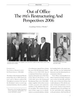 Out of Office the PRI's Restructuring and Perspectives 2006