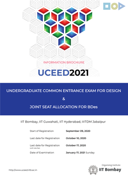 UCEED 2021 Information Brochure