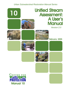 Unified Stream Assessment: a User's Manual