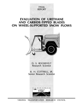 COUNCIL Technical Report Documentation Page 1