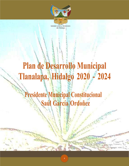 Plan De Desarrollo Municipal Tlanalapa, Hidalgo 2020 - 2024
