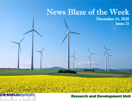 News Blaze of the Week