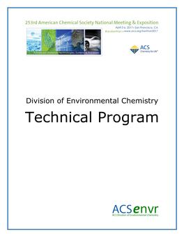 ACS ENVR Final Program