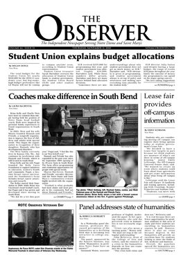 Student Union Explains Budget Allocations Coaches Make