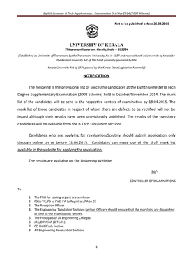 Eighth Semester B.Tech Supplementary Examination Oct/Nov 2014 (2008 Scheme)