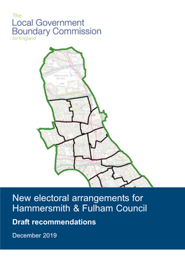 New Electoral Arrangements for Hammersmith & Fulham Council