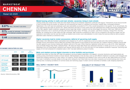 India- Chennai- Retail Q3 2020