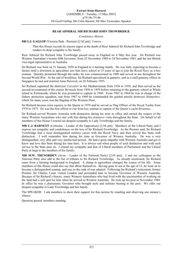 Extract from Hansard [ASSEMBLY - Tuesday, 13 May 2003] P7514b-7514B Dr Geoff Gallop; Mr Colin Barnett; Mr Max Trenorden; Speaker