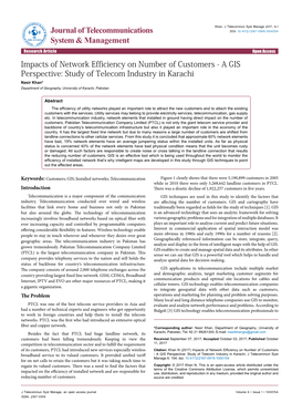 Impacts of Network Efficiency on Number of Customers