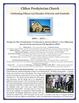 Celebrations and Challenges! WISHES CAME TRUE! – Church Secretary, Hired; Pastor for Youth and Families, Called; and a Whole New Annex Created!