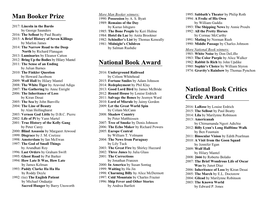 Award Winning Books