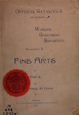 World's Columbian Exposition, 1893 : Official Catalogue. Part X