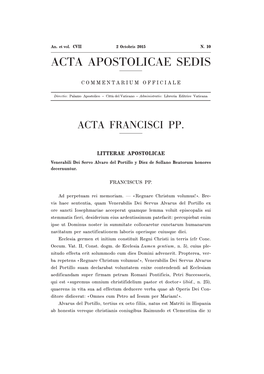 Acta Apostolicae Sedis