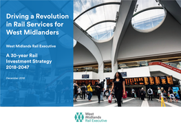Driving a Revolution in Rail Services for West Midlanders | December 2018
