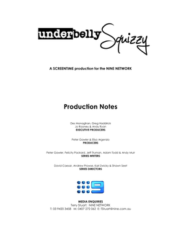 Production Notes