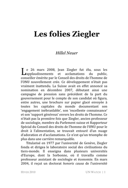 Les Folies Ziegler