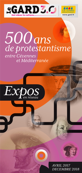 500 Ans De Protestantisme Entre Cévennes Et Méditerranée