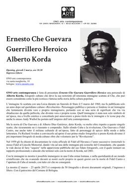 Ernesto Che Guevara Guerrillero Heroico Alberto Korda