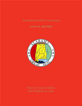 Superintendent of Banks Annual Report Fiscal Year