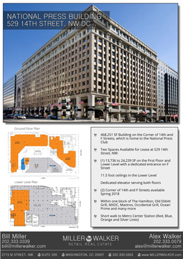 National Press Building 529 14Th Street, Nw Dc