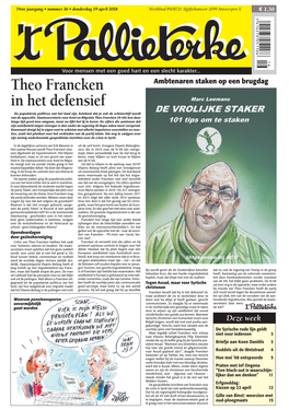 Theo Francken in Het Defensief