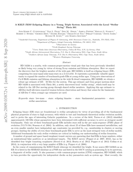 A KELT-TESS Eclipsing Binary in a Young Triple System Associated