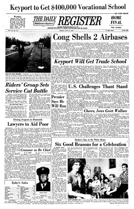 Cong Shells 2 Airbases SAIGON (AP) — Communist the Attacks on the Airfields Were in Addition to the Six Killed Shot up at Phuoc Vinh