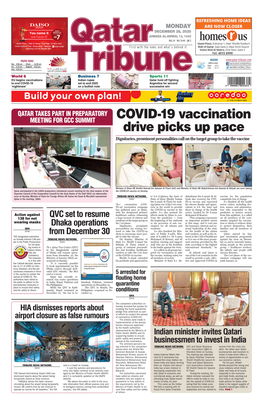 COVID-19 Vaccination Drive Picks up Pace Dignitaries, Prominent Personalities Call on the Target Group to Take the Vaccine