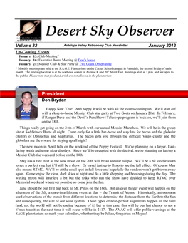 The Desert Sky Observer