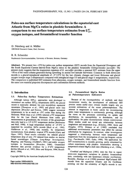 Sea Surface Temperature Calculations in the Equatorial East Atlantic From