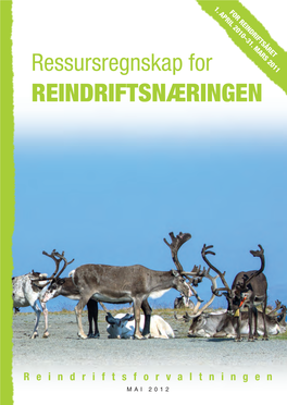 Ressursregnskap for Reindriftsnæringen 2010-2011