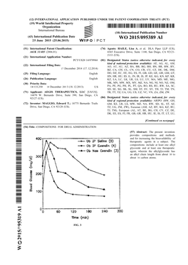WO 2015/095389 Al 25 June 2015 (25.06.2015) P O P C T