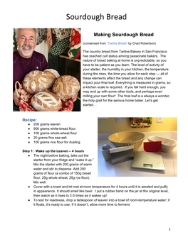 How to Make Sourdough Bread