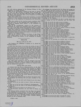 1928 Congressional Record-Senate